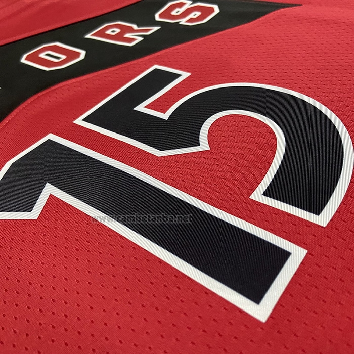 Camiseta Toronto Raptors Vince Carter #15 Icon 2022-23 Rojo
